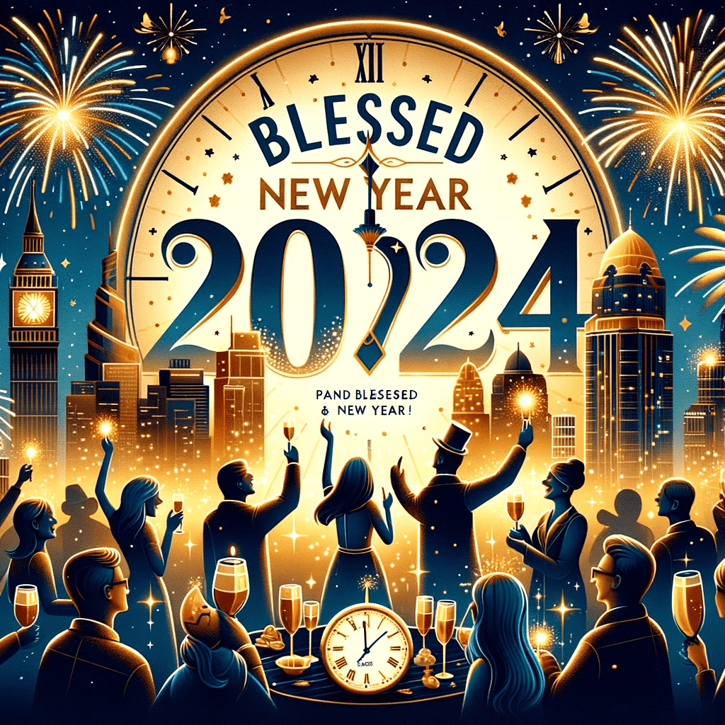 Gesegnetes neues Jahr 2024: Erfahre, wie du mit guten Vorsätzen ins neue Jahr startest.