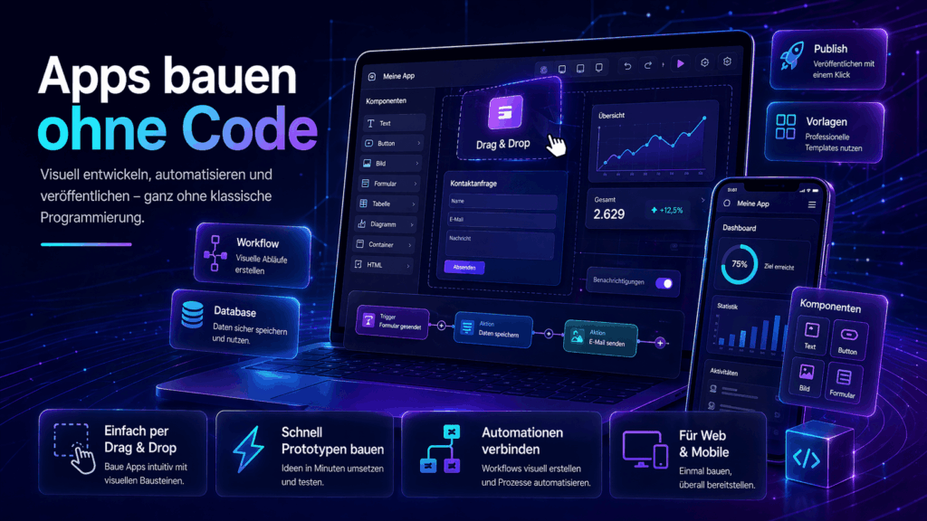 Apps bauen ohne Code in 2026